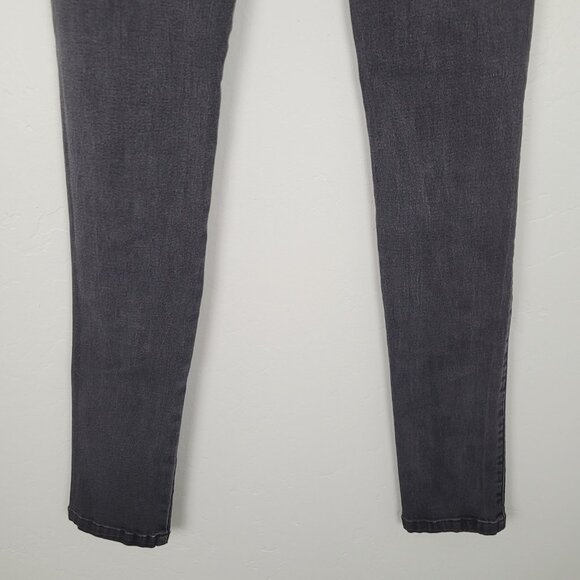 Killstar Anika Jeans Skinny Embroidered Moon Pentagram Studded Black Size XS - Picture 8 of 14